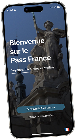 Phone displaying the Pass France